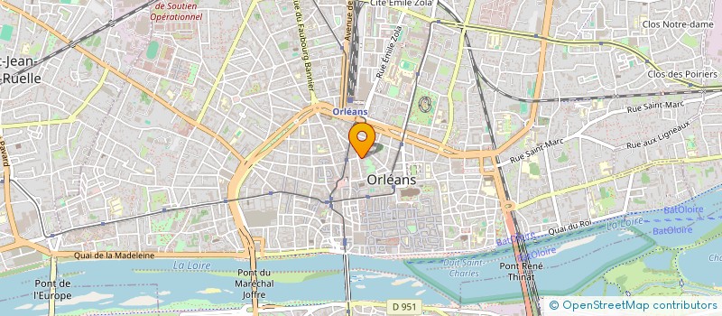 localisation de l'entreprise MONSIEUR BRUNO MERY  ORLEANS