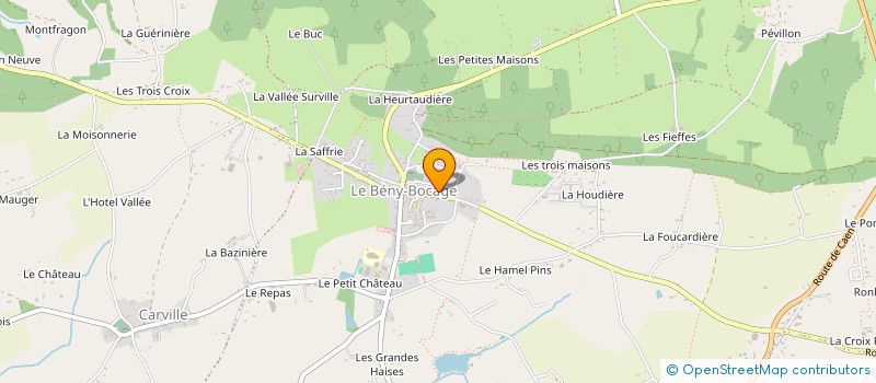 localisation de l'entreprise MONSIEUR BRUNO METAYER à SOULEUVRE EN BOCAGE