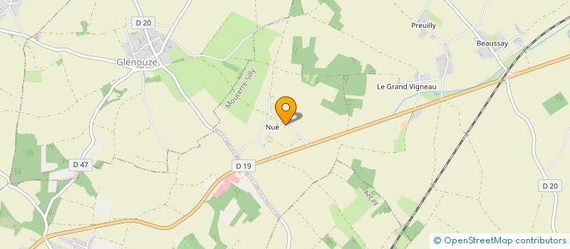 localisation de l'entreprise MONSIEUR BRUNO METIVIER  MOUTERRE-SILLY