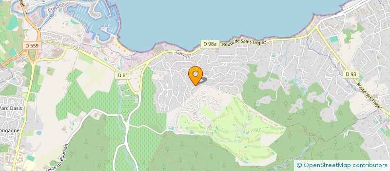 localisation de l'entreprise MONSIEUR BRUNO METUS  GASSIN