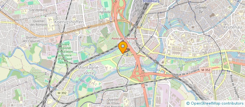 localisation de l'entreprise MONSIEUR BRUNO METZGER à STRASBOURG