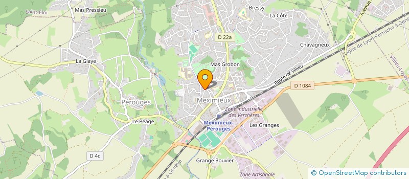 localisation de l'entreprise MONSIEUR BRUNO MEURICE  MEXIMIEUX