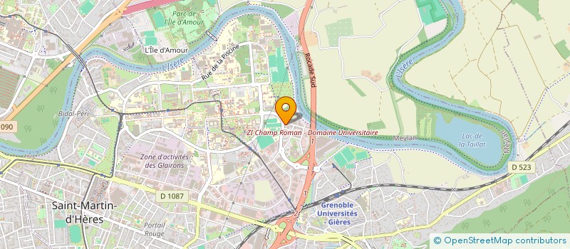 localisation de l'entreprise MONSIEUR BRUNO MICHALLAT  GIERES