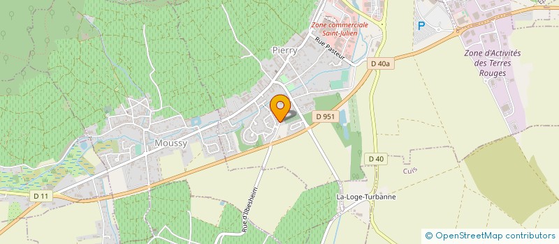 localisation de l'entreprise MONSIEUR BRUNO MICHEL  PIERRY