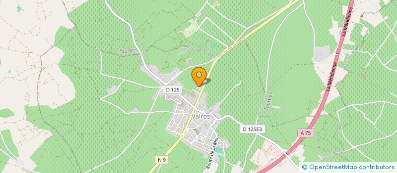 localisation de l'entreprise MONSIEUR BRUNO MICHEL  VALROS