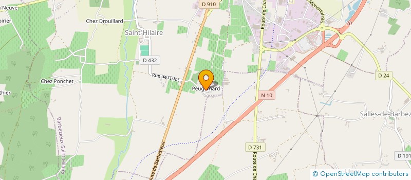 localisation de l'entreprise MONSIEUR BRUNO MICHONNEAU à BARBEZIEUX-SAINT-HILAIRE
