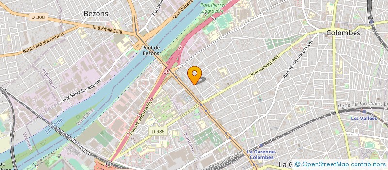 localisation de l'entreprise MONSIEUR BRUNO MIDY  COLOMBES