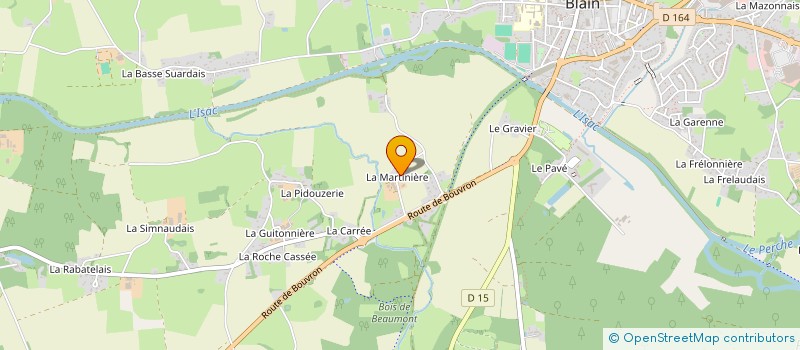localisation de l'entreprise MONSIEUR BRUNO MIGNOT à BLAIN