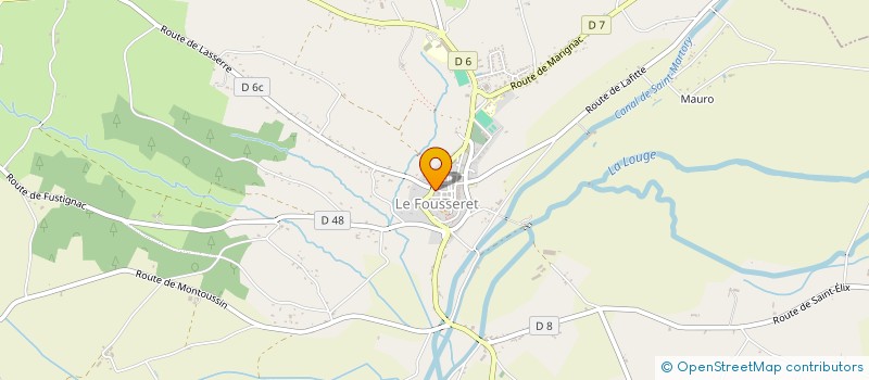 localisation de l'entreprise MONSIEUR BRUNO MILLON  LE FOUSSERET