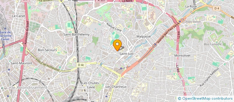 localisation de l'entreprise MONSIEUR BRUNO MINEO à MARSEILLE