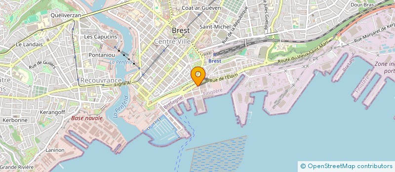 localisation de l'entreprise MONSIEUR BRUNO MION à BREST