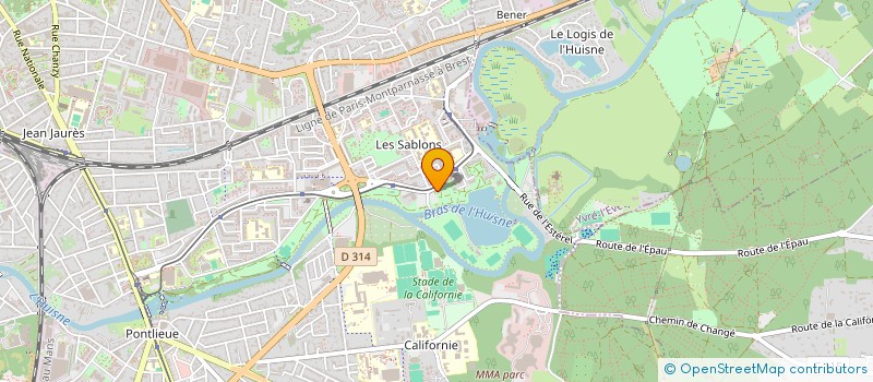 localisation de l'entreprise MONSIEUR BRUNO MIOT à LE MANS