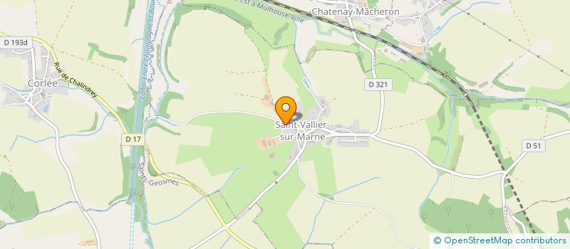 localisation de l'entreprise MONSIEUR BRUNO MIQUEE à SAINT-VALLIER-SUR-MARNE