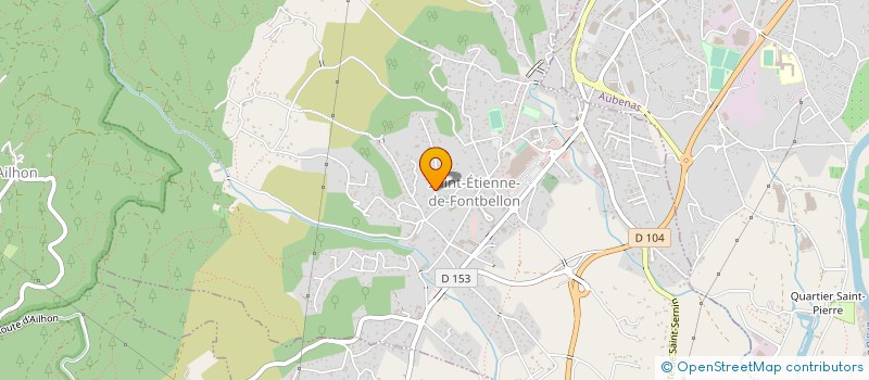 localisation de l'entreprise MONSIEUR BRUNO MIRABEL à SAINT-ETIENNE-DE-FONTBELLON