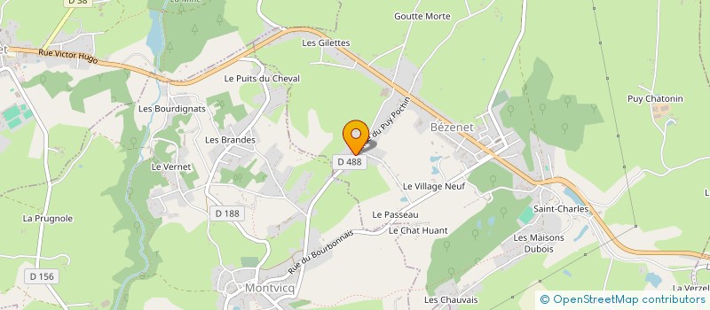 localisation de l'entreprise MONSIEUR BRUNO MIRANDA  BEZENET