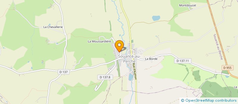 localisation de l'entreprise MONSIEUR BRUNO MITHOUARD à SOUANCE-AU-PERCHE