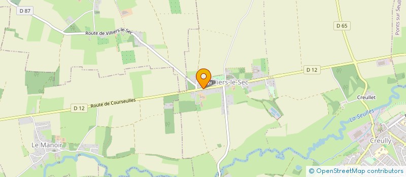 localisation de l'entreprise MONSIEUR BRUNO MOMBREUX  CREULLY SUR SEULLES