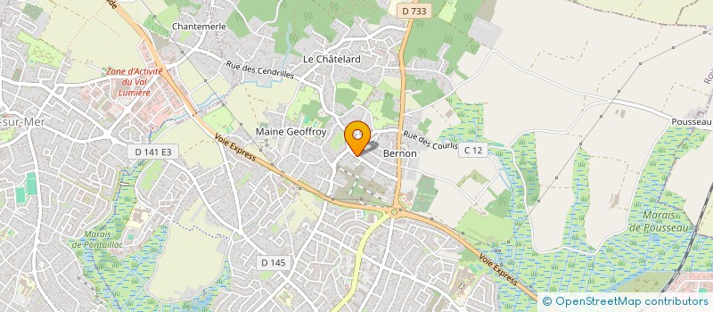 localisation de l'entreprise MONSIEUR BRUNO MONGRAND  ROYAN