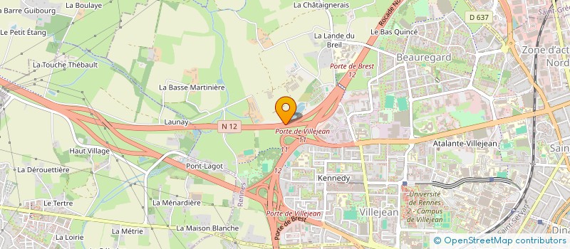 localisation de l'entreprise MONSIEUR BRUNO MONNIER  RENNES