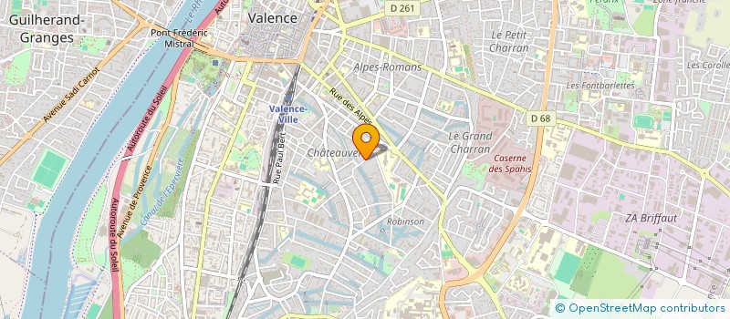 localisation de l'entreprise MONSIEUR BRUNO MONTAGNE à VALENCE
