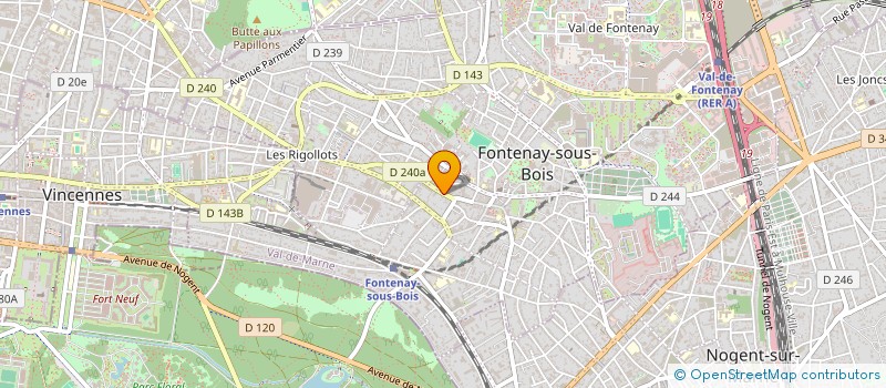 localisation de l'entreprise MONSIEUR BRUNO MONTANI à FONTENAY-SOUS-BOIS
