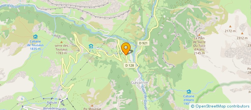 localisation de l'entreprise MONSIEUR BRUNO MONTES  GAVARNIE-GEDRE