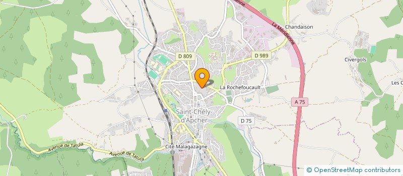 localisation de l'entreprise MONSIEUR BRUNO MONTGILBERT  SAINT-CHELY-D'APCHER