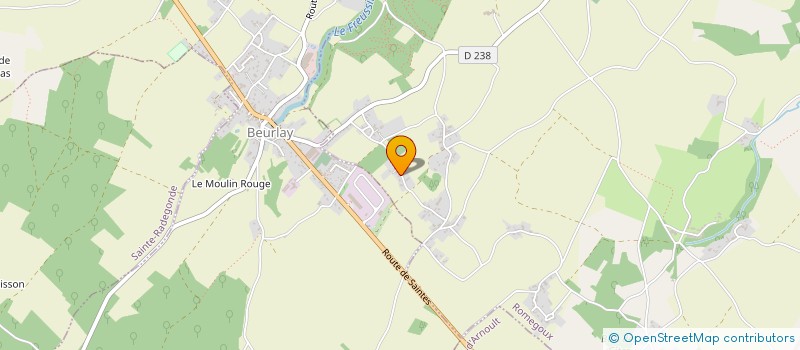 localisation de l'entreprise MONSIEUR BRUNO MOQUETTE  ROMEGOUX