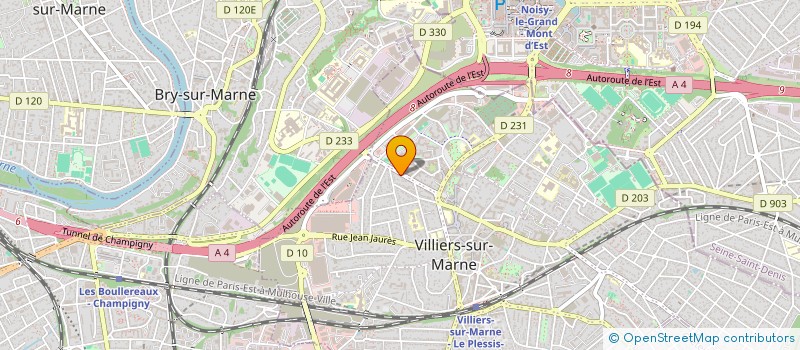 localisation de l'entreprise MONSIEUR BRUNO MORAIS PEREIRA  VILLIERS-SUR-MARNE