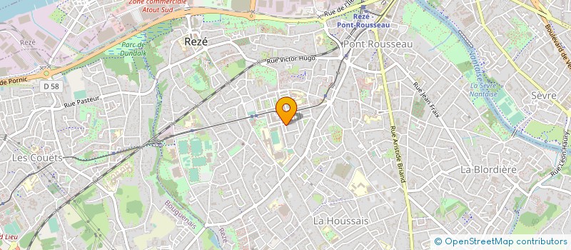 localisation de l'entreprise MONSIEUR BRUNO MORANDEAU à REZE