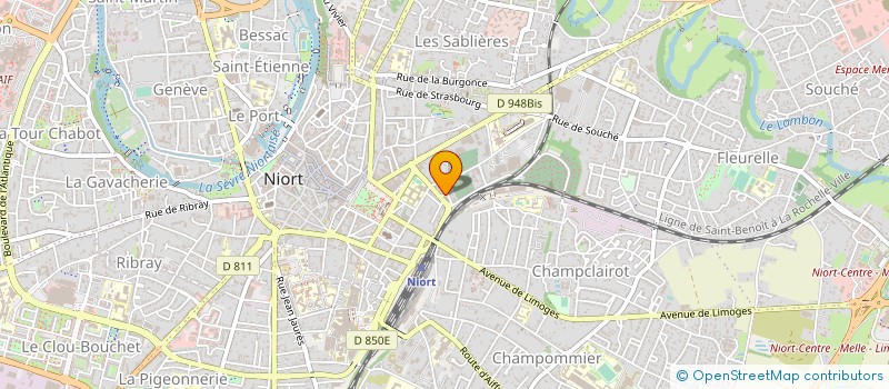 localisation de l'entreprise MONSIEUR BRUNO MORANDEAU à NIORT