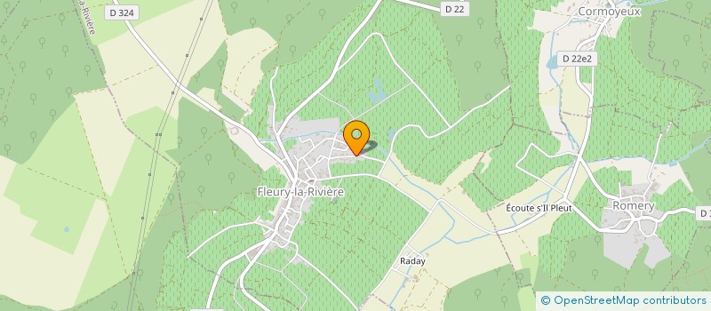 localisation de l'entreprise MONSIEUR BRUNO MOREAU  FLEURY-LA-RIVIERE