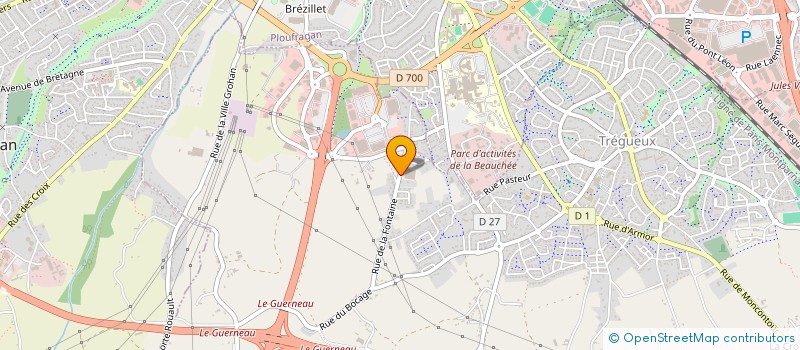 localisation de l'entreprise MONSIEUR BRUNO MOREAU à TREGUEUX