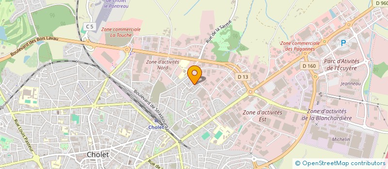 localisation de l'entreprise MONSIEUR BRUNO MOREAU à CHOLET