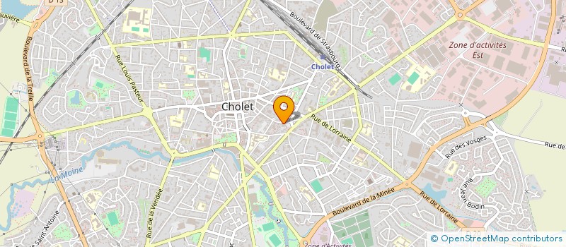 localisation de l'entreprise MONSIEUR BRUNO MORELET à CHOLET