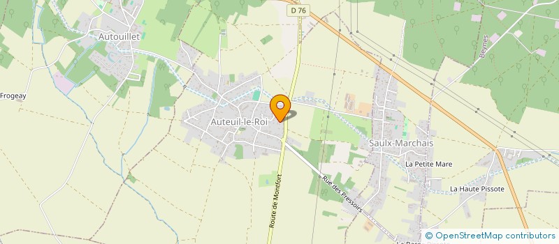 localisation de l'entreprise MONSIEUR BRUNO MORIN à AUTEUIL