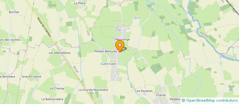 localisation de l'entreprise MONSIEUR BRUNO MORIN  BIZIAT