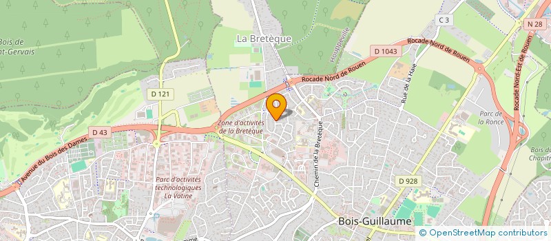 localisation de l'entreprise MONSIEUR BRUNO MORIN à BOIS-GUILLAUME