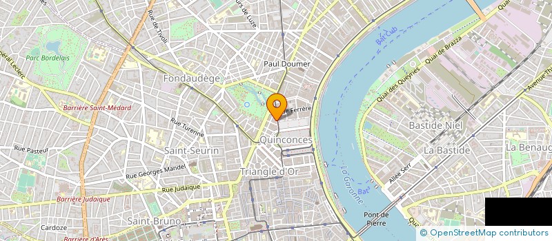localisation de l'entreprise MONSIEUR BRUNO MORTEMOUSQUE à BORDEAUX