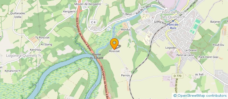 localisation de l'entreprise MONSIEUR BRUNO MORVAN à PONT-DE-BUIS-LES-QUIMERCH