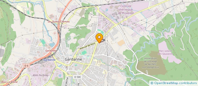 localisation de l'entreprise MONSIEUR BRUNO MOTISI à GARDANNE