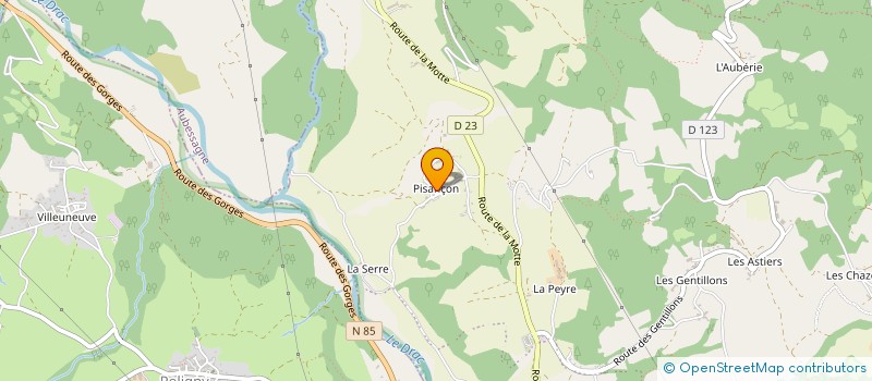 localisation de l'entreprise MONSIEUR BRUNO MOTTE à SAINT-BONNET-EN-CHAMPSAUR