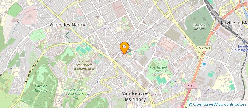 localisation de l'entreprise MONSIEUR BRUNO MOUGET  VANDUVRE-LES-NANCY