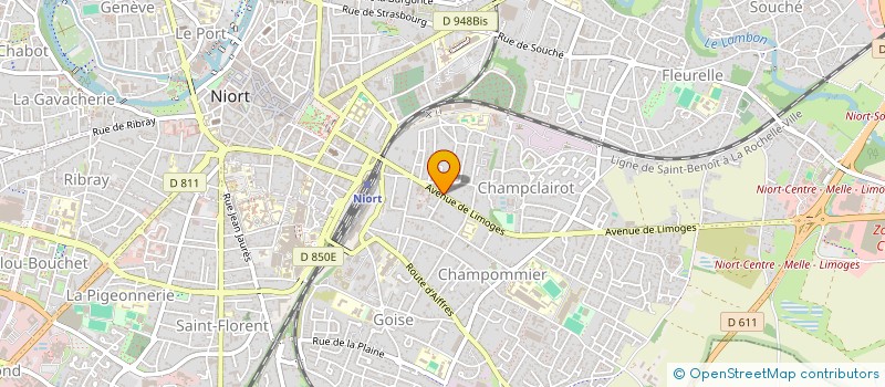 localisation de l'entreprise MONSIEUR BRUNO MOUKLI à NIORT