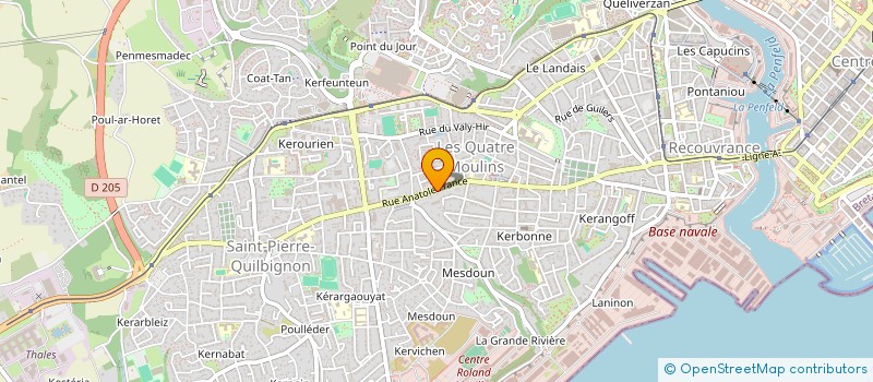 localisation de l'entreprise MONSIEUR BRUNO MOULET à BREST