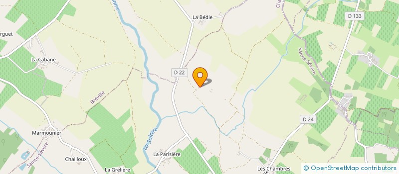 localisation de l'entreprise MONSIEUR BRUNO MOULIN à SAINTE-SEVERE