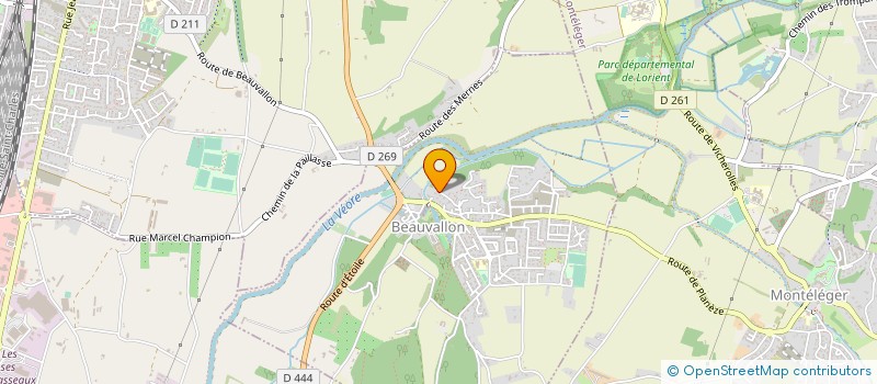 localisation de l'entreprise MONSIEUR BRUNO MOULIN  BEAUVALLON