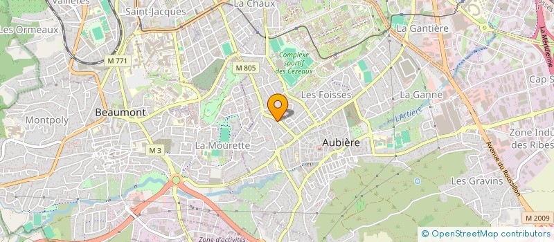 localisation de l'entreprise MONSIEUR BRUNO MOULY  AUBIERE