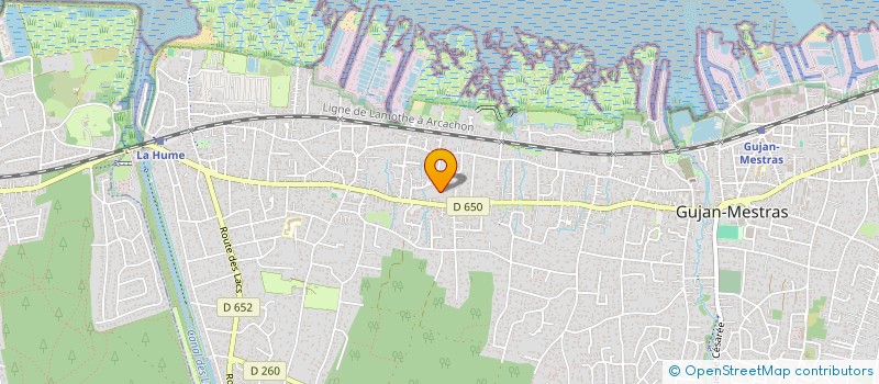 localisation de l'entreprise MONSIEUR BRUNO MOURAS  GUJAN MESTRAS