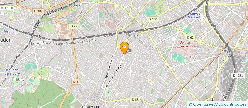 localisation de l'entreprise MONSIEUR BRUNO MOURCOLI à CLAMART